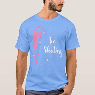 T-shirt Swan Pink Lake Ice Sking Dance Figure 4