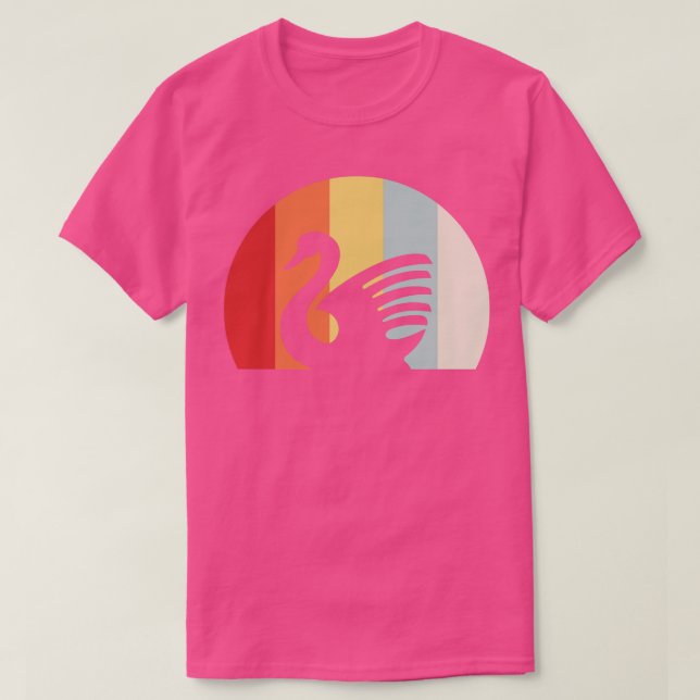 T-shirt Swan Retro 4 (Design devant)