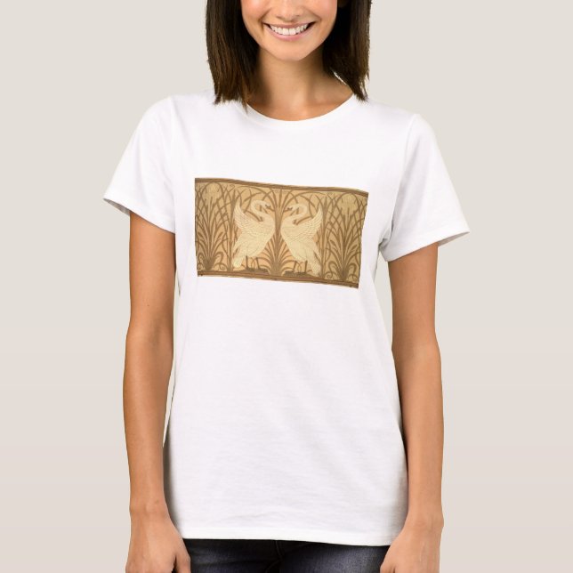 T-shirt Swan wallpaper design (Devant)
