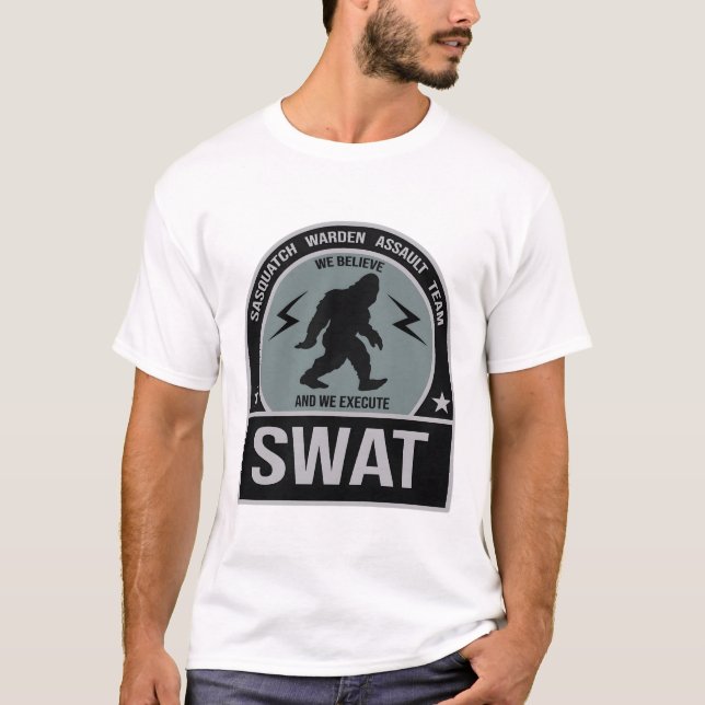 T-shirt SWAT - Équipe d'attaque du chef de mission (Devant)