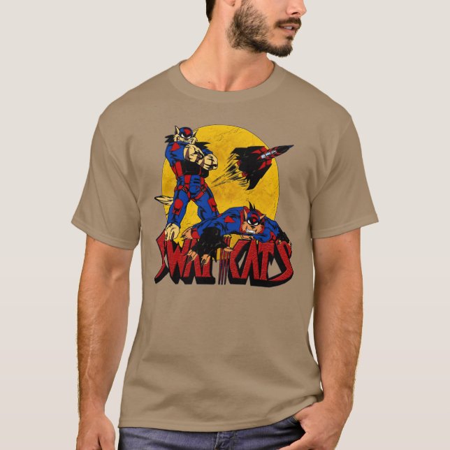 T-shirt Swat Kats vintage (Devant)
