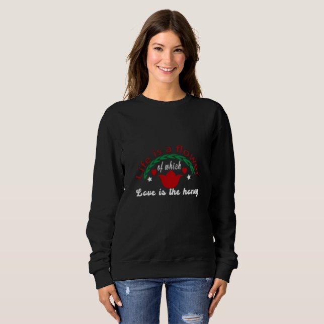 T-shirt sweat graphique drôle sur les relations en (Devant entier)