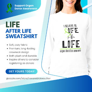 T-shirt Sweat Life After Life de Sensibilisation a