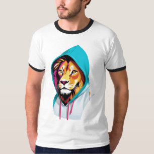 T-shirt Sweat - shirt à capuche de Lion - Bold Ani