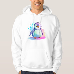 T-Shirt Sweat - shirt à capuche Penguin cadeau col