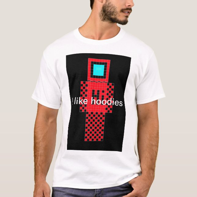 T-shirt sweat - shirt à capuche pour hommes (Devant)