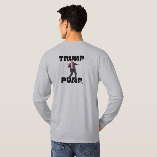 T-shirt Sweat - shirt à capuche "Trump Pump" (Dos entier)