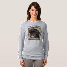 Sweat-shirt pour femmes Schnoodle Chien