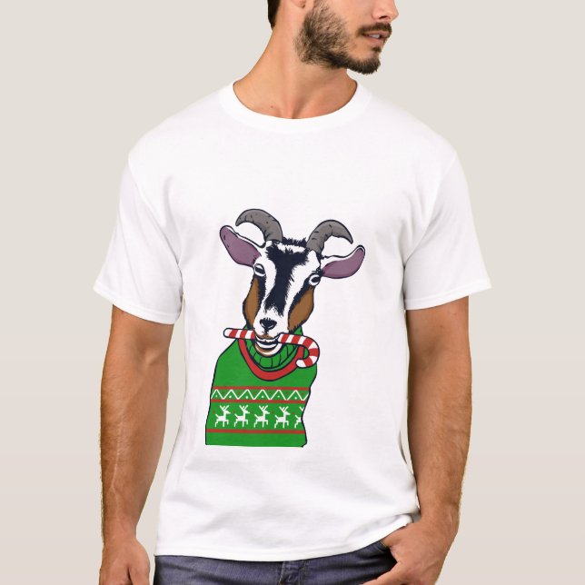 T-shirt Sweater de Goat Christmas (Devant)