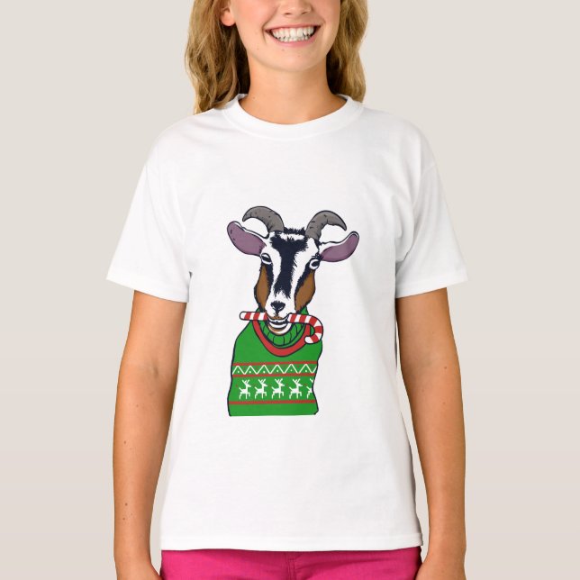 T-shirt Sweater de Goat Christmas (Devant)