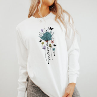 T-shirt Sweater Mama Flower