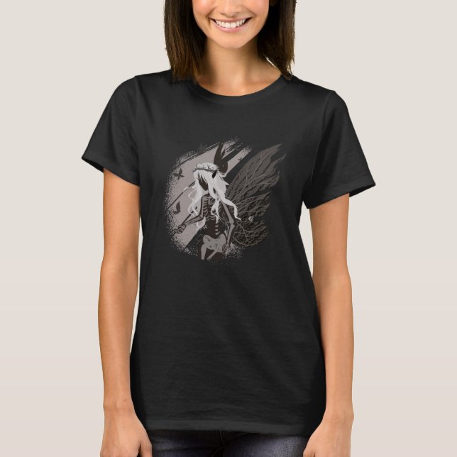 T-shirt Sweatshirt à capuche Dark Art Occult Horror Fee (Devant)