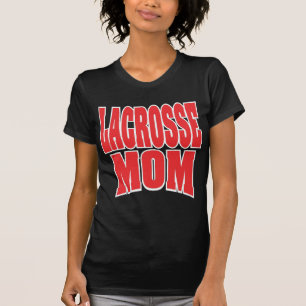T-shirt Sweatshirt à capuchon foncé de maman de lacrosse
