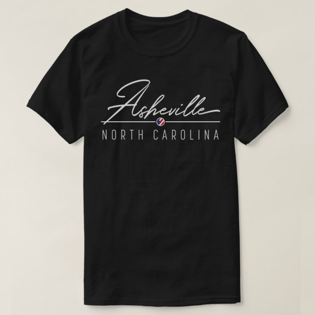 T-shirt Sweatshirt Asheville NC (Design devant)