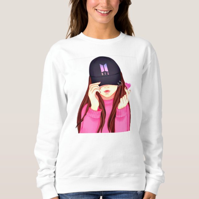 T-Shirt Sweatshirt branchée féminine (Devant)