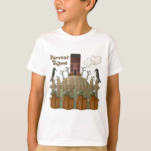 T-shirt sweatshirt d'automne "Harvest Thyme" (Devant)