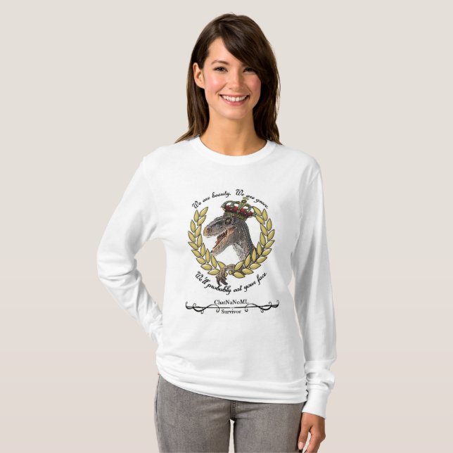 T-shirt Sweatshirt de ChatNaNoML - version de ml (Devant entier)