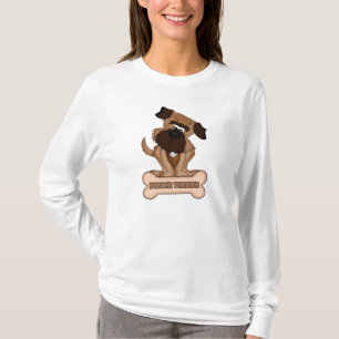 T-shirt Sweatshirt de douille de bande dessinée de Terrier