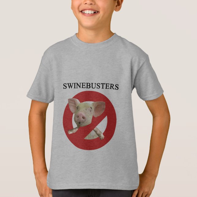 T-shirt Sweatshirt de jeunes Swinebusters (Devant)