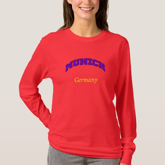 T-shirt Sweatshirt de Munich Allemagne (Devant)