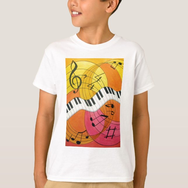 T-shirt Sweatshirt de Piano Swing (Devant)