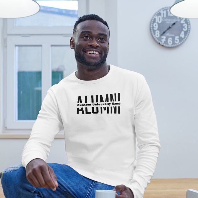 T-shirt Sweatshirt diplômé - Chemise universitaire personn (Alumni University School Graduate Sweatshirt)