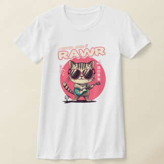 T-shirt Sweatshirt femme -Rock & Rawr Funny Kawaii Chat