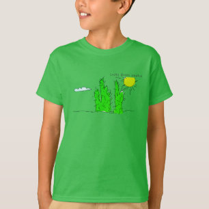 T-shirt Sweatshirt génial de griffonnage vert chanceux de