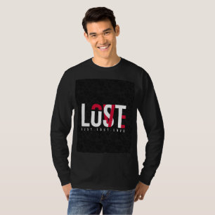 T-shirt Sweatshirt graphique LOST pour hommes - Urbain épa