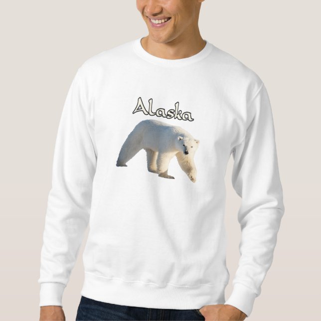T-shirt Sweatshirt Ours Polaire Faune d'Alaska (Devant)
