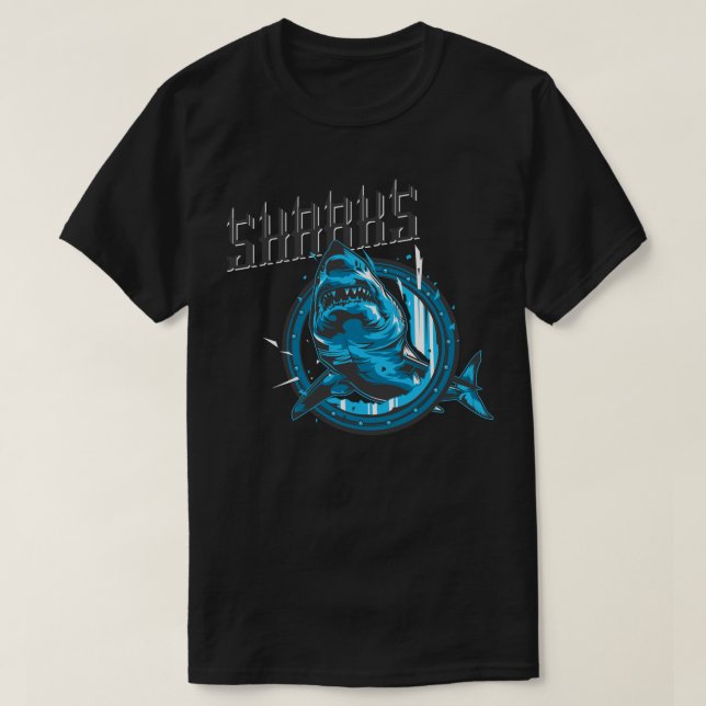 T-shirt Sweatshirt requin (Design devant)