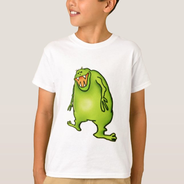 T-shirt Sweatshirt riant de monstre (Devant)