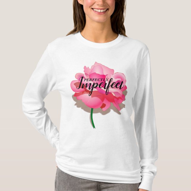 T-shirt Sweatshirt rose parfaitement imparfait (Devant)
