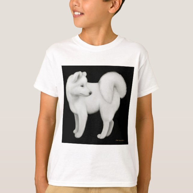 T-shirt Sweatshirt Samoyed Chien Kids (Devant)