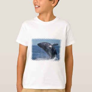 T-shirt Sweatshirt sautant de la jeunesse de baleine de