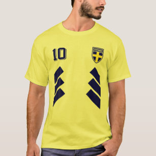 T-shirt Sweden Soccer Swedish Football Retro 10 Jersey