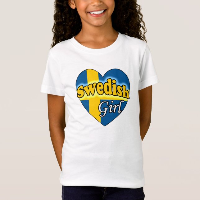T-Shirt Swedish Girl (Devant)
