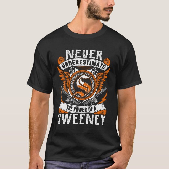 T-shirt SWEENEY - Ne jamais sous-estimer personnalisée (Devant)