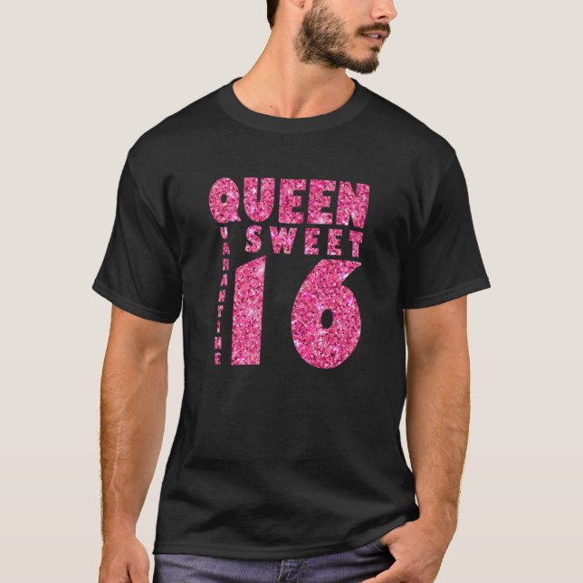 T-shirt Sweet 16 en quarantaine (Devant)