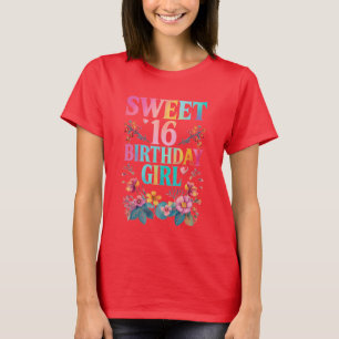 T-shirt Sweet 16 fille d'anniversaire