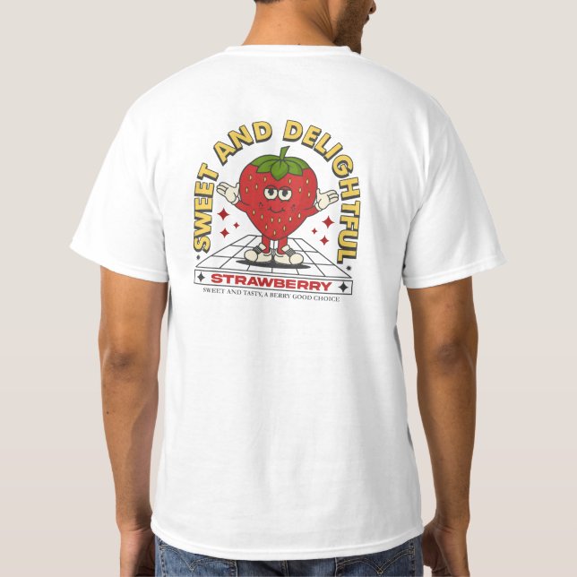 T-shirt Sweet and Delightful Strawberry Tee (Dos)