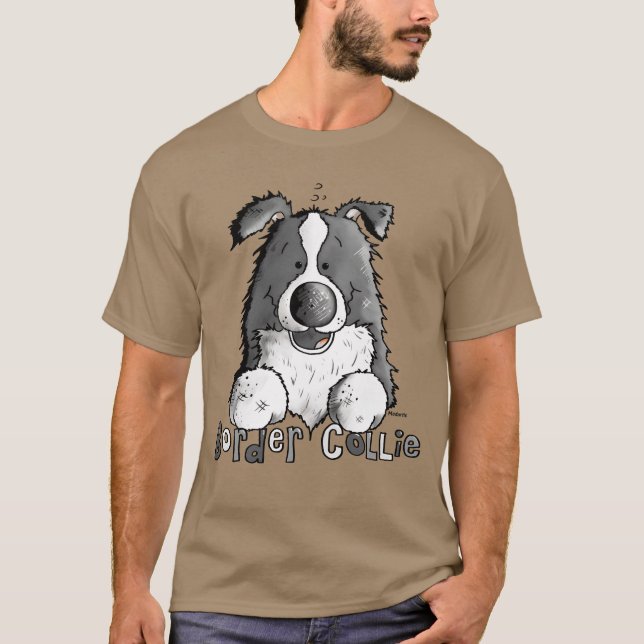 T-shirt Sweet Border Collie Chien Chien Chiens amis (Devant)