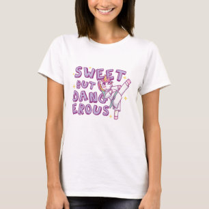 T-shirt Sweet but dangerous Karate Unicorn