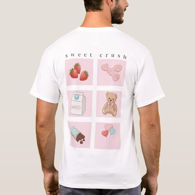 T-shirt Sweet Crush Cute Aesthetic Shirt (Dos)