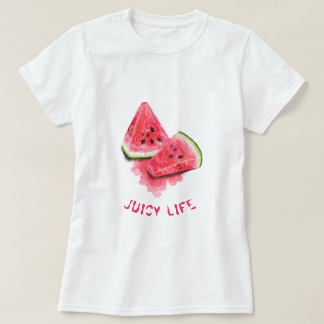 T-shirt Sweet Juicy Watermelon Pièces Tasty Ajouter Votre  (Design devant)