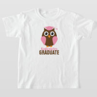 Sweet Pink Owl Kindergarten Graduate