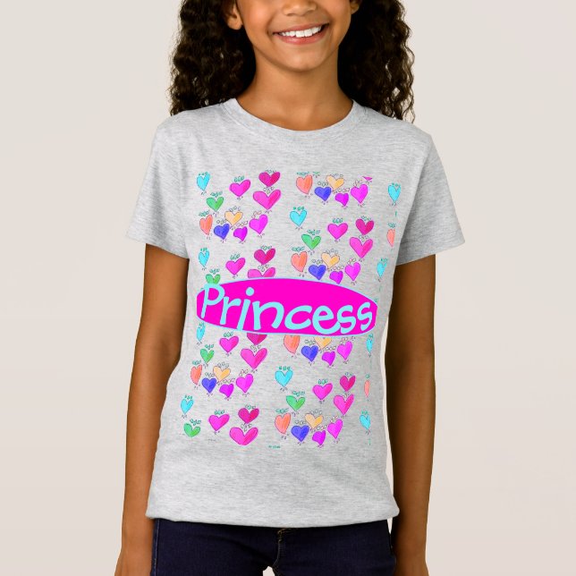 T-shirt Sweet Princess Heart (Devant)