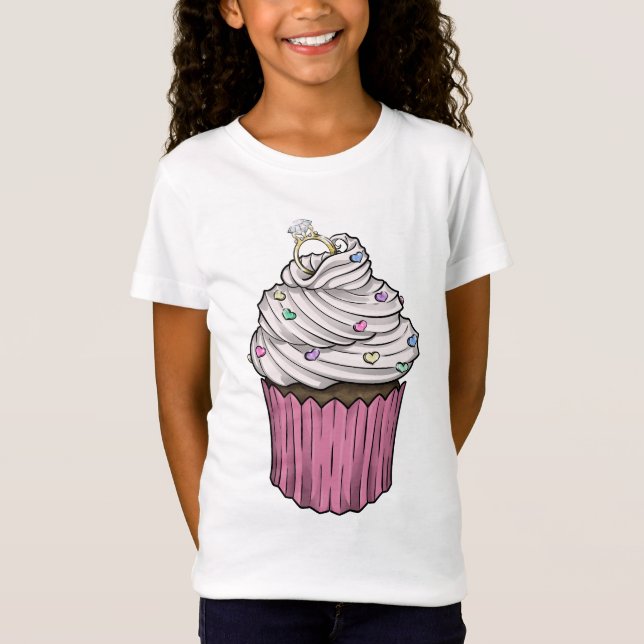 T-Shirt Sweet Proposal Cupcake (Devant)