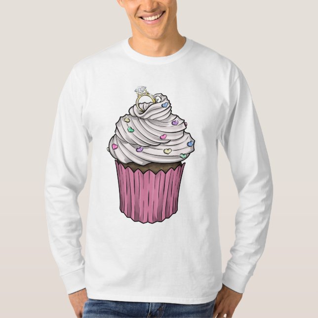T-shirt Sweet Proposition Cupcake (Devant)