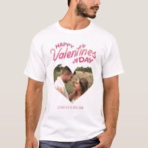 T-shirt Sweet Romance Coeur rose Photo Saint-Valentin